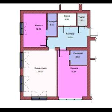 Продаж 2 кімнатної квартири ЖК Дружній Двір