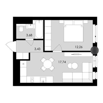 ПРОДАЖ 1 кім квартири 54500$ авалон холідей holiday one Holiday avalon ЖК Avalon Holiday One