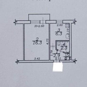 Продаж 1к Квартира Центральний аеропорт вулиця