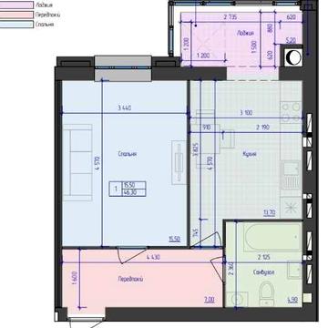 Однокімнатна квартира в новобудові  ЖК Атлант ЖК Атлант