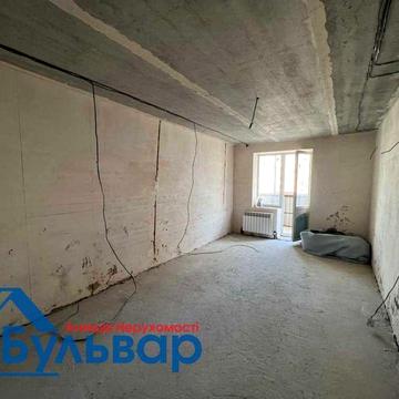 2к квартира 73м2, КОТЕЛ, поверх 7/9, будівельне оздоблення