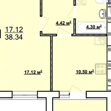 Продаж 1к Квартира Миру вулиця ЖК Мира-3