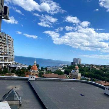 Аркадия вид на море,Гагарин Плаза. Гагаринское плато, долгосрочно