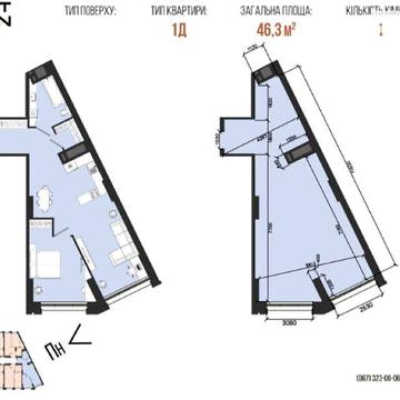 Продаж 2к Квартира 6-ї стрілецької дивізії вулиця ЖК Mont Blan