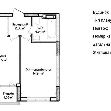 Продаж 1-к.квартири ЖК «Синергія Сіті», Ірпінь!