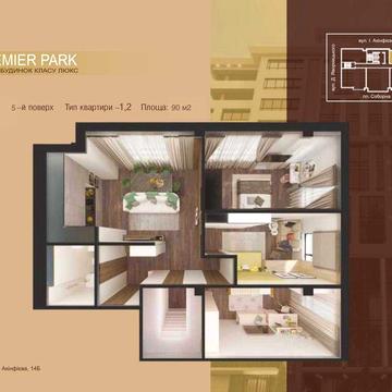 Premier Park-будинок классу люкс, продаж квартир від забудовника 90м2 ЖК Premier Park