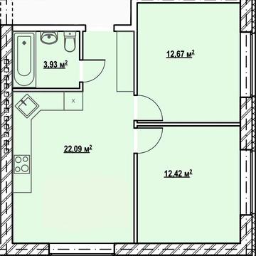 Продаж 2-х кімнатної квартири ЖК "Comfort Hall" ЖК Comfort Hall