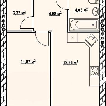 Продаж однокімнатної квартири в ЖК "Comfort Hall" ЖК Comfort Hall