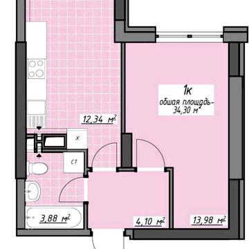 1 ком квартира с ремонтом в новом доме. Скоро заселение. Комиссия 0%