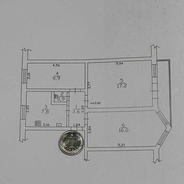 Продам 3-х к.кв. по ул. Мироносицкая (Центр) полностью под ремонт