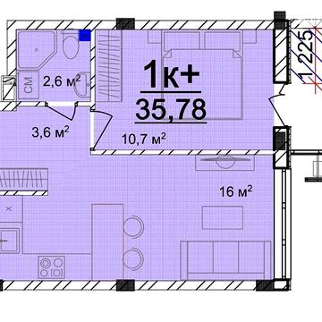 Продаж 1к Квартира Маріїнська вулиця ЖК Мариинский