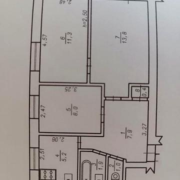 Продам 3-к квартиру