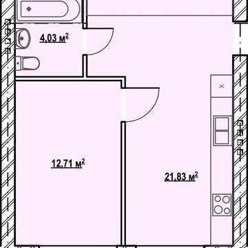 Продаж 1-но кімнатної квартири в новому ЖК "Comfort Hall" ЖК Comfort Hall