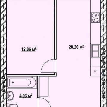 Продаж 1-но кімнатної квартири в новому ЖК "Comfort Hall" ЖК Comfort Hall