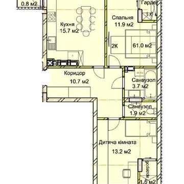 Продаж 2к квартири 61 кв. м (73200$). Історичний центр