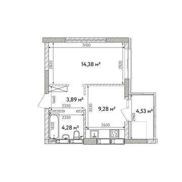 Продаж 1к Квартира Симоненка вулиця ЖК Krona Park 2