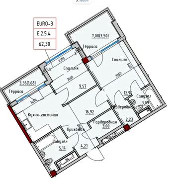Двукімнатна квартира ITown Центр міста