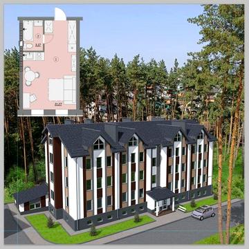 Смарт квартира в Бортничи, возле леса.