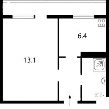 Продается 1-комнатная квартира ул. Горловская