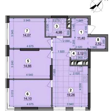 Продаж 3-к квартири ЖК Dibrova Park,  Подільский район ЖК Dibrova Park