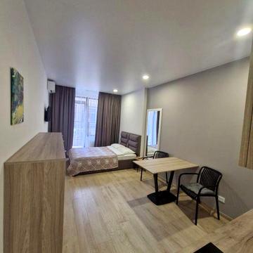 Сдам студию новую до лета Аркадия Новая Студия ЖК Родос 2 этаж