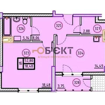 В продаже 1-к квартира в ЖК "Дипломат" , Ботанический Сад ЖК «Дипломат Клаб»