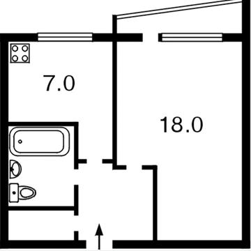 Симиренка, 7а, газ, кімната з нішею