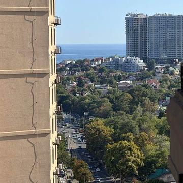 Продам видовую студию в Родосе с балконо ЖК Родос