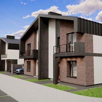 Елітний котедж-дуплекс 115 м² у Вовчинці з терасою та даховим поверхом