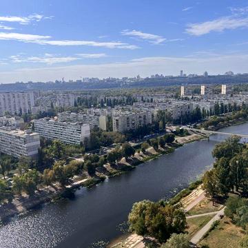 Видова двокімнатна квартира в бізнес-класі Туманяна, 15А. Без % ЖК Лазурний Блюз
