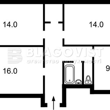 3 кім квартира, пр-т Голосфївський 11, М Деміївська, 73м кв, 111000$