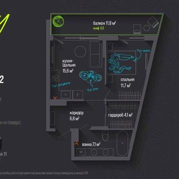 Продаю 1-кімнатну в ЖК "City by blago" ЖК City by blago