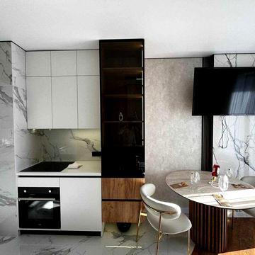 1к с балконом новый ремонт в ЖК Эллада Аркадия море парк Генуэзская ЖК Эллада