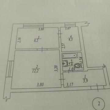 Терміново продається 2-кімнатна квартира в м.Калинівка Вінницькоі обл.