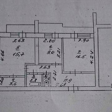 Продаж 2-кімнатної квартири в м.Канів Черкаська область