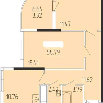 Краснова,Кадорр, 65 жемчужина, дом сдан.Балкон, вид во двор/ипподром ЖК 65 жемчужина