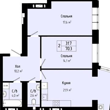 Продаж 2к Квартира Панаса Мирного вулиця ЖК Перлина Проскурова 3