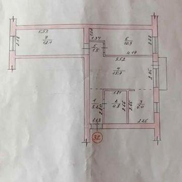 Продаж 3-кімнатної квартири в центрі Іршанська