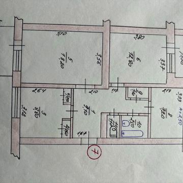Продам 3-ну квартиру с. Дослідне Берестинського району