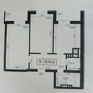 Продам двухкомнатную квартиру в Новострое , ЖК «Центральный» ЖК Центральний