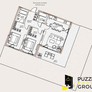 Унікальна 2к квартира з терасою у ЖК Park Lake City (2.2) ЖК Park Lake City