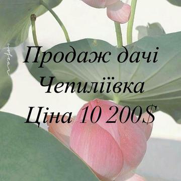 Продаж дачі Чепиліївка 10 200$
