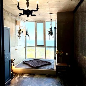 Дизайнерська квартира з видом на море на Фонтані
