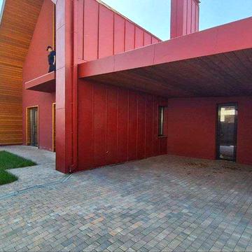 Скандинавський будинок з терасою та навісом — 150 м² на 5 сотках