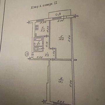 Продаж 2-х кімнатної квартири центр