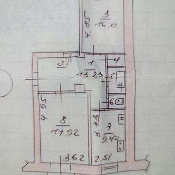 2к.Металлургів. Сталінка. Окремі кімнати. 2 поверх.