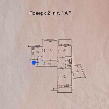 Продаж 3-кімнатної квартири,  вул. Каштанова, 8а