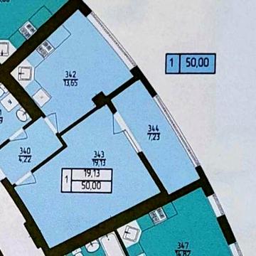 Однокімнатна квартира в новобудові