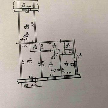 Продам 3-комнатную квартиру в начале Правды (пр. Слобожанский)