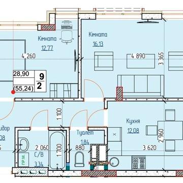 Квартира 55 м.кв.під заселення ЖК Добре Місто